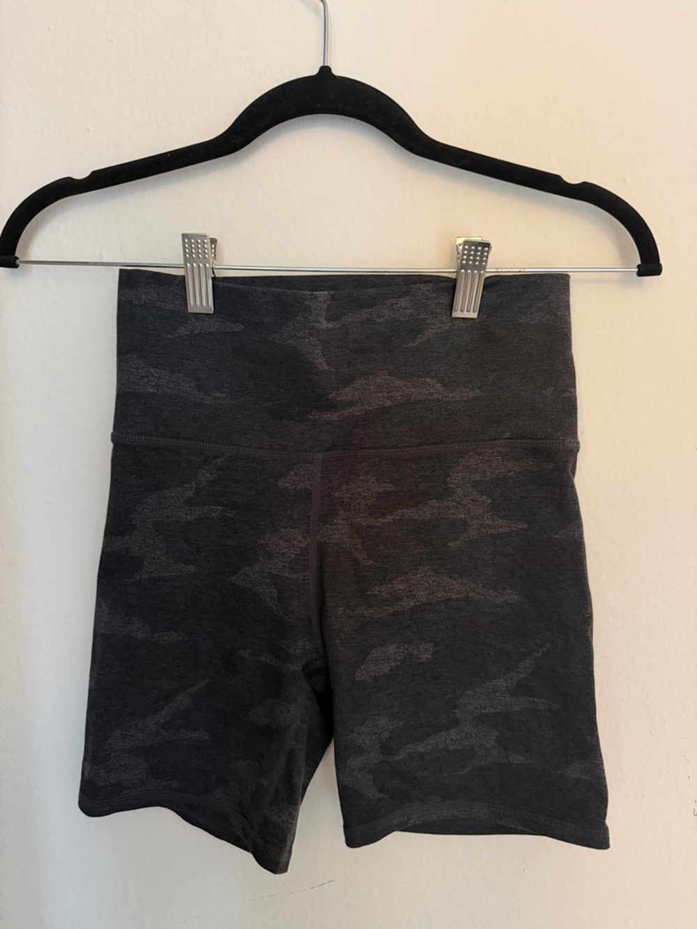 Vuori Women's Charcoal Camouflage Athletic Shorts